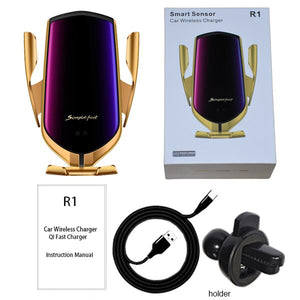 Automatic Clamp Car Wireless Charger