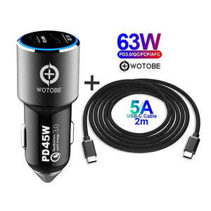 Super Fast Car Charger For USB